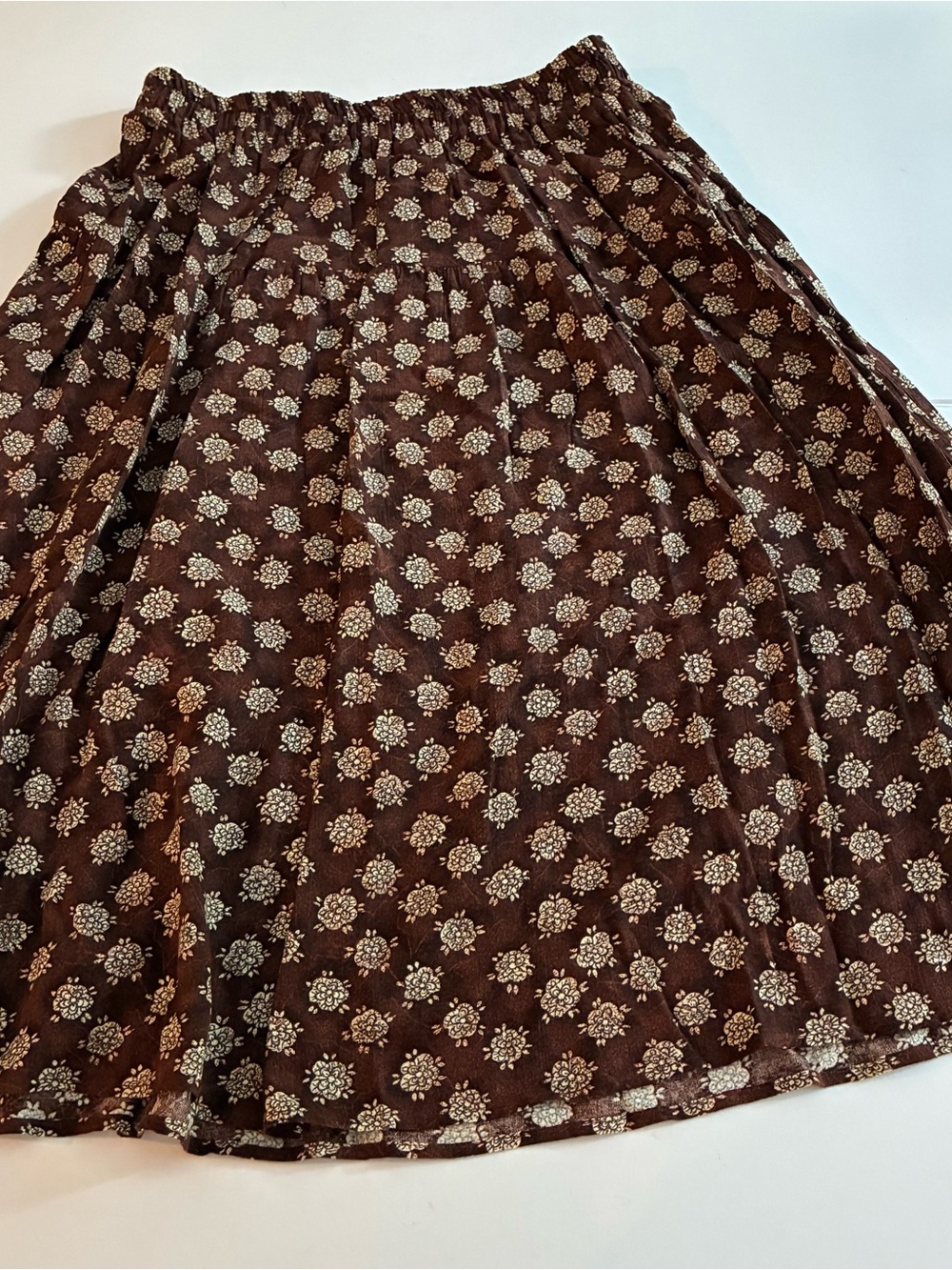 VTG Rabbit Rabbit Rabbit Designs Batik Matching Two Piece Skirt Set 90s Boho - Picture 10 of 13